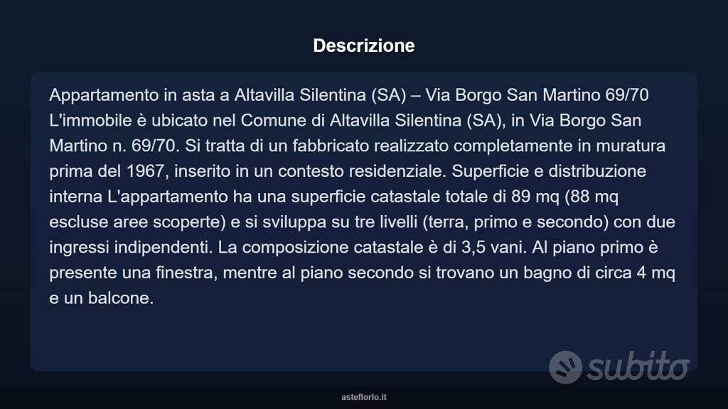 Appartamento – Altavilla Silentina, Salerno - Vista 3