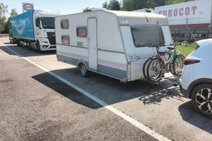 Roulotte marciante 5 posti con veranda