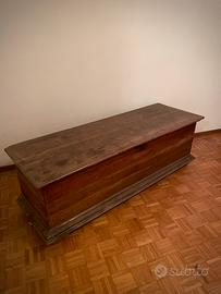 Antica Cassapanca in legno massello - Primi '900