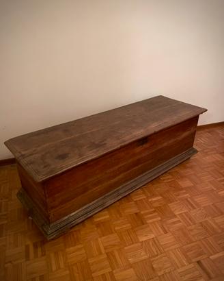 Antica Cassapanca in legno massello - Primi '900