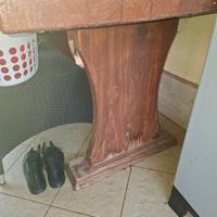 Tavolo Fratino in legno massello arte povera