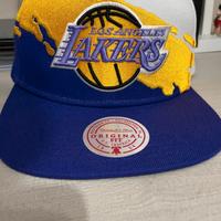 Mitchell & Ness Lakers Snapback Paintbrush - RARO