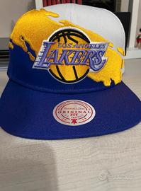 Mitchell & Ness Lakers Snapback Paintbrush - RARO