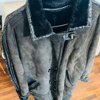 Cappotto Montone Nero Donna Glamour