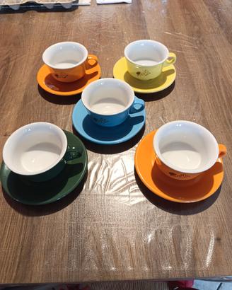 Set da 5 tazze in ceramica Rojto Caffè 