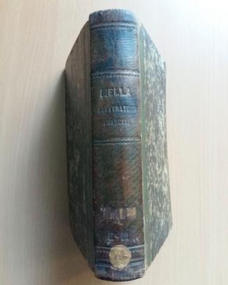 LIBRO ANTICO SAGGI LETTERATURA FRANCESE 1870