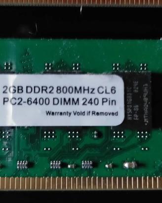 RAM DDR2 8GB (4x2GB) 800MHz PC2-6400 – Perfette!