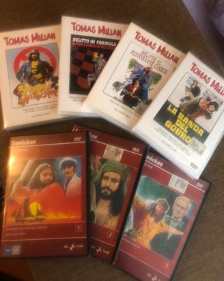 Dvd da collezione Sandokan e Tomas Milian