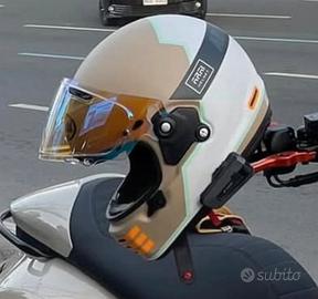 Casco Arai concept X beige bianco arancio