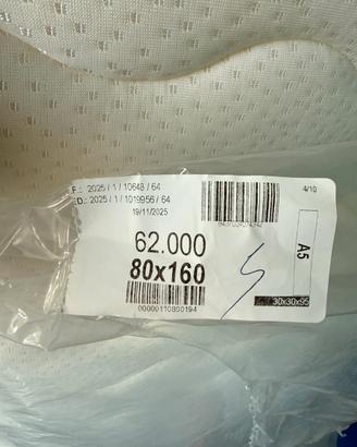 Materasso 80x160