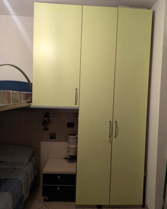 Cameretta a Soppalco Salvaspazio con ampio armadio