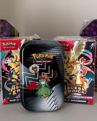 pokemon tgc tin, mini tin & bundle