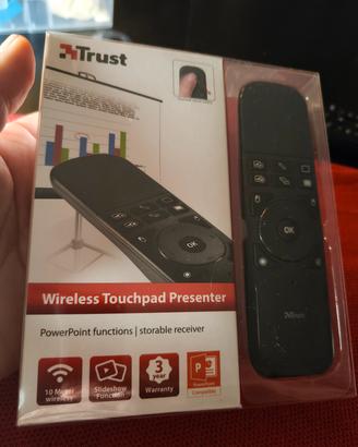Trust Presenter Wireless con Touchpad, Nero


