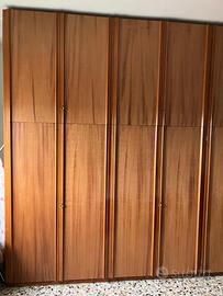 Armadio in mogano 7 ante