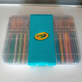maxi valigetta crayola con cere, matite, pennarell
