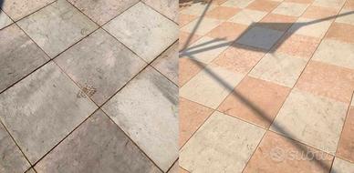 Pulizia pavimenti e rivestimenti in marmo e pietre