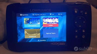 Ecoscandaglio gps lowrance hook reveal 5ss