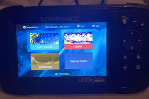 Ecoscandaglio gps lowrance hook reveal 5ss