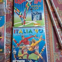 6 album figurine Panini mondiali e europei complet
