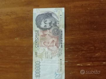 banconota da 100  000 lire