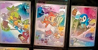 Pokemon : primi compagni di avventura set 3 card
