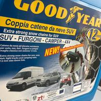 Coppia catene da neve suv 12 mm good year nuove