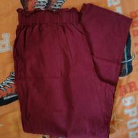 pantaloni simil lino