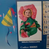 Vestito carnevale fiore