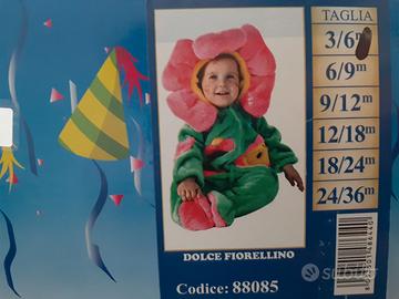 Vestito carnevale fiore