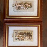 2 Quadri  d’autore I giardini di Marzo