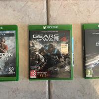 Gears of war 4, ghostrecon breakpoint, forza6