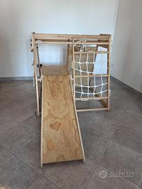Palestra per bambini in legno