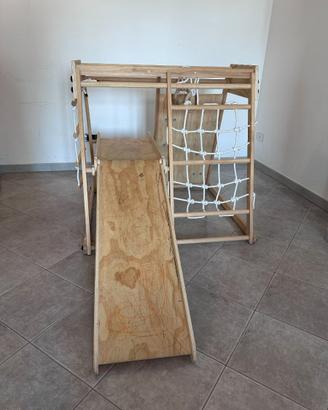 Palestra per bambini in legno