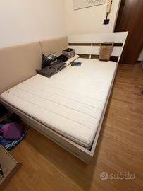Letto piazza e mezza completa di materasso