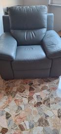 Poltrona in pelle