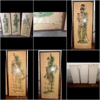 soggetti militari lotto 3 disegni su carta