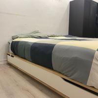 Camera da letto completa con armadio ikea+mobilio