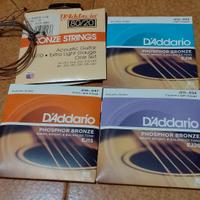 Corde chitarra acustica D'Addario