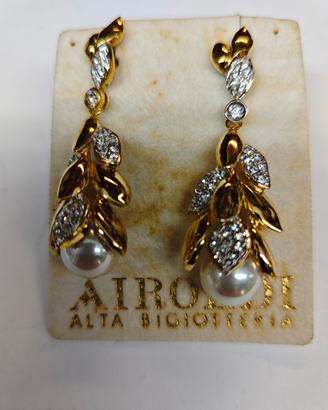 orecchini di alta bigiotteria vintage  Airoldi 
