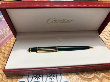 Penna cartier Diabolo vintage in oro