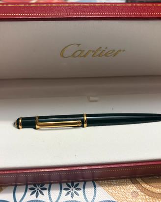 Penna cartier Diabolo vintage in oro