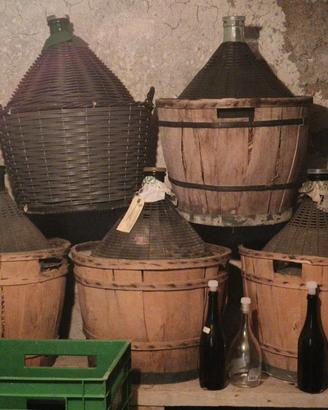 Damigiane in vetro 54 litri con custodia