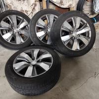 4 Cerchi in lega originali Peugeot 2008 con gomme
