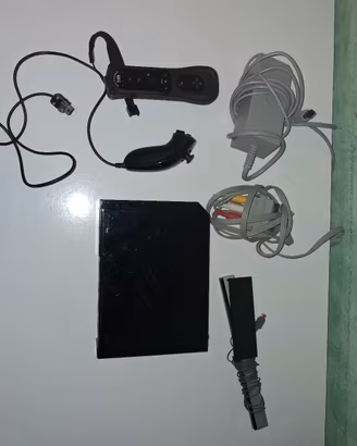 Console Nintendo Wii Nera + Accessori - Bundle
