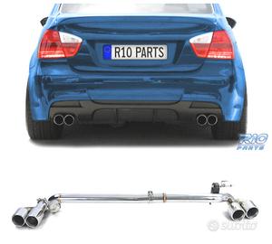 KIT CONVERSIONE SCARICO BMW E90 E91 LOOK M DOPPIO 