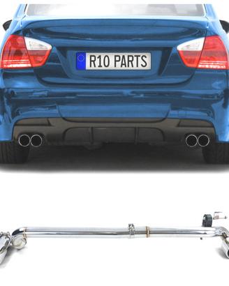 KIT CONVERSIONE SCARICO BMW E90 E91 LOOK M DOPPIO 