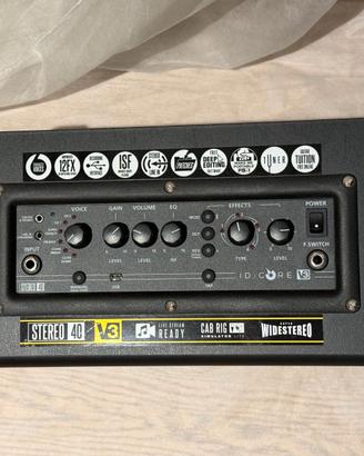 Amplificatore Chitarra Stereo 40W - Effetti + USB