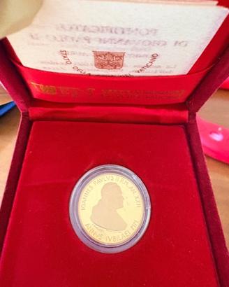 Moneta Oro 50.000 Lire Vaticano 2000