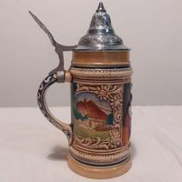 Boccale birra con coperchio