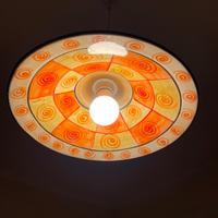 Lampadario ceramica stile vietri vietrese